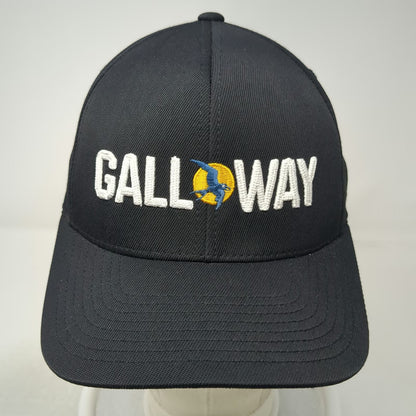 G/FORE Snapback Black One Size 5 Panel Galloway Golf Hat Bird Sun Embroidered