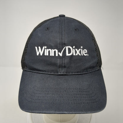 Winn✔Dixie Snapback Trucker Hat Black One Size Adjustable Mesh Back Lids