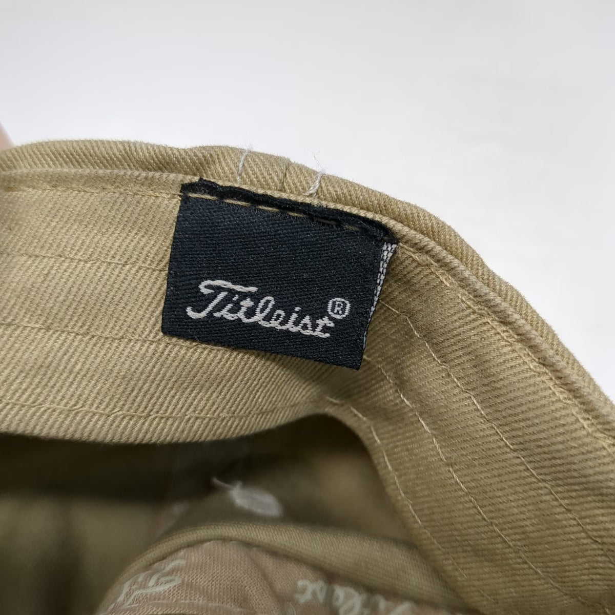 Titleist Baseball Cap Beige One Size Callippe Preserve Golf Slideback Cotton Hat