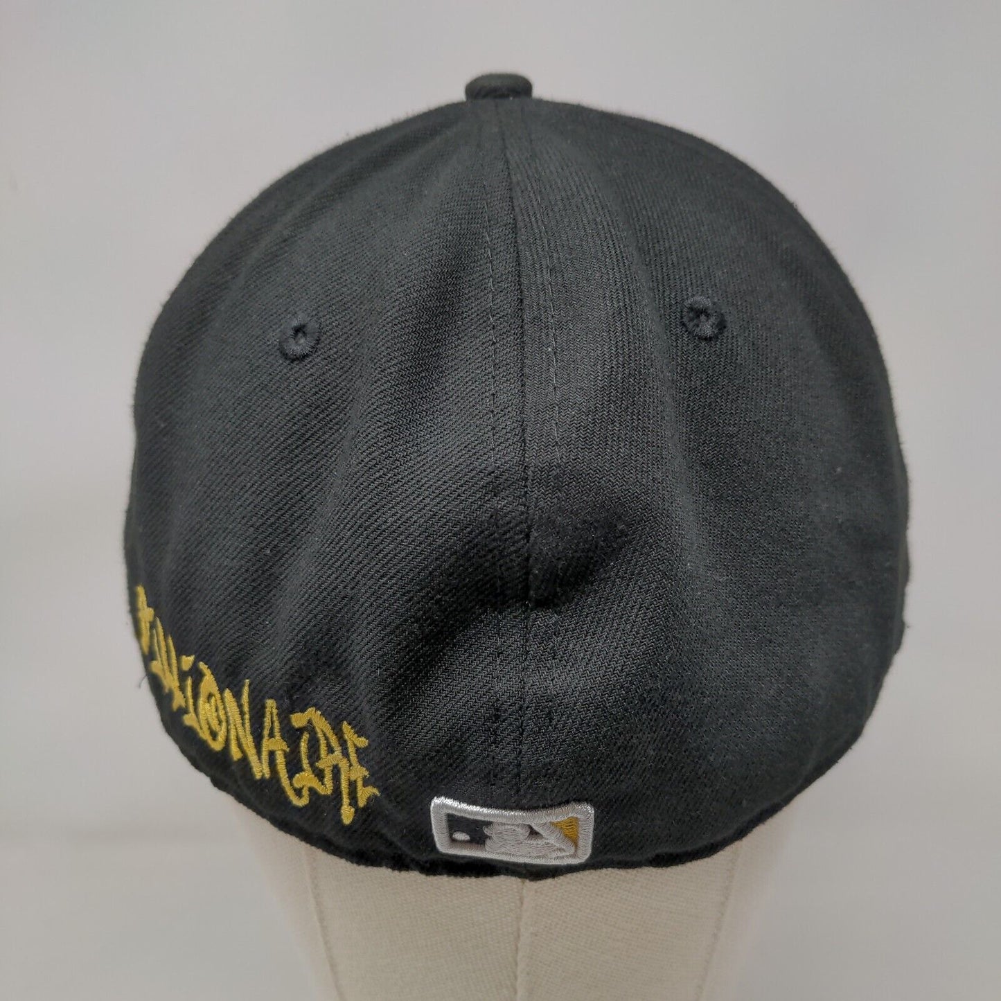 Pittsburgh Pirates Fitted Hat Black Size 7 1/2 Embroidered New Era 59Fifty MLB