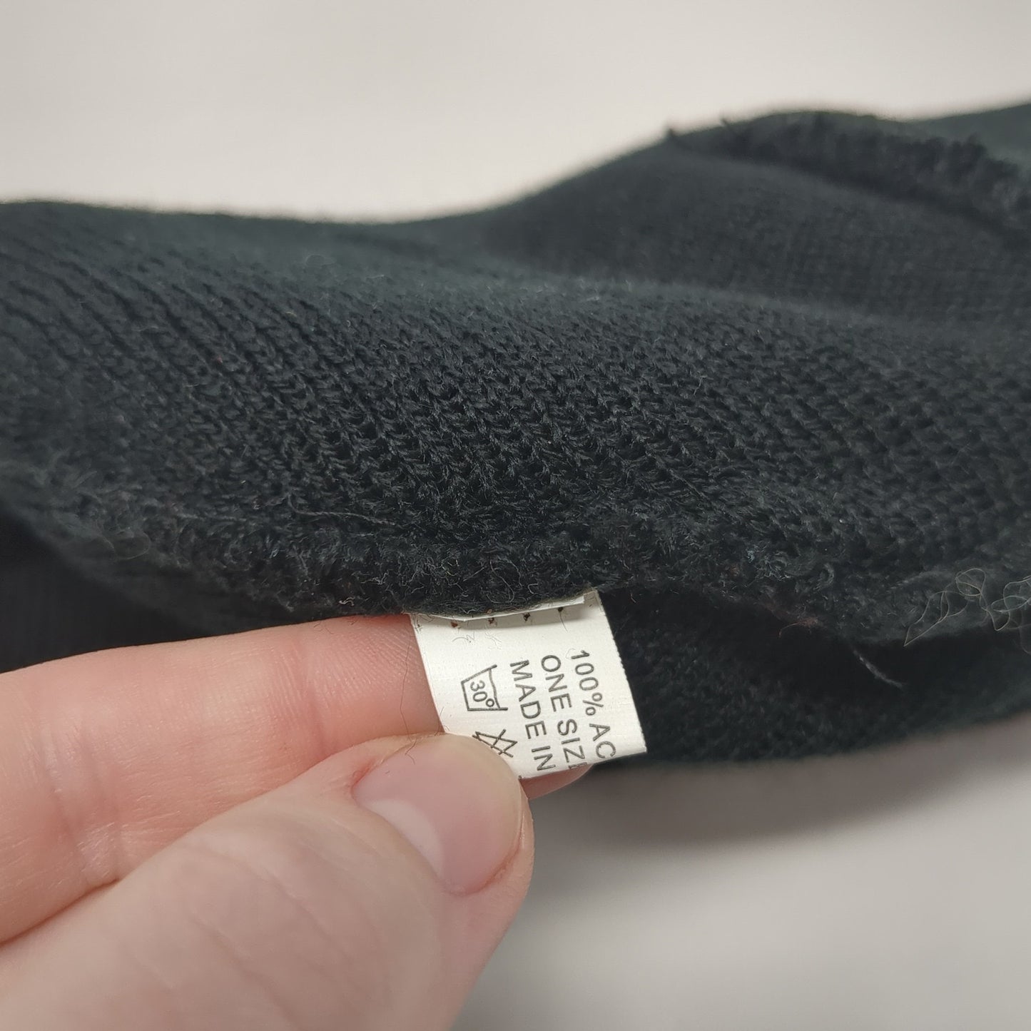 Pioneer Industrial Corp. Knit Beanie Hat Black One Size Embroidered