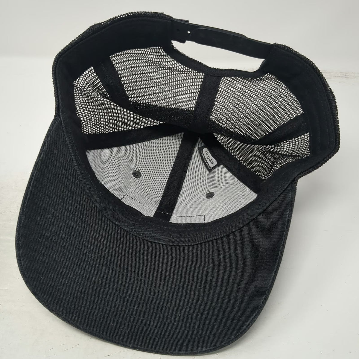 Patagonia Trucker Hat Black One Size Mesh Back Snapback Frontier Communications