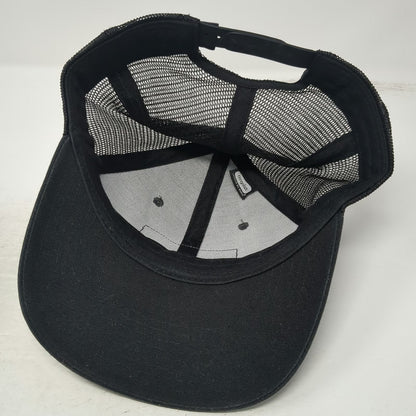 Patagonia Trucker Hat Black One Size Mesh Back Snapback Frontier Communications