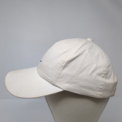 Nike Slideback Hat White One Size Adjustable Embroidered Swoosh 6 Panel