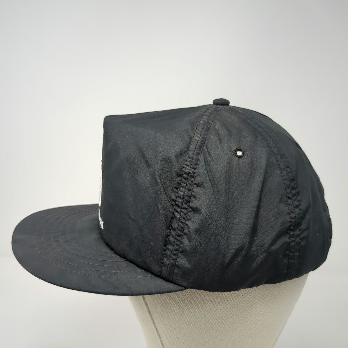 Ownco 5 Panel Black Hat One Size SMR Network Phone Graphic Snapback Made in USA