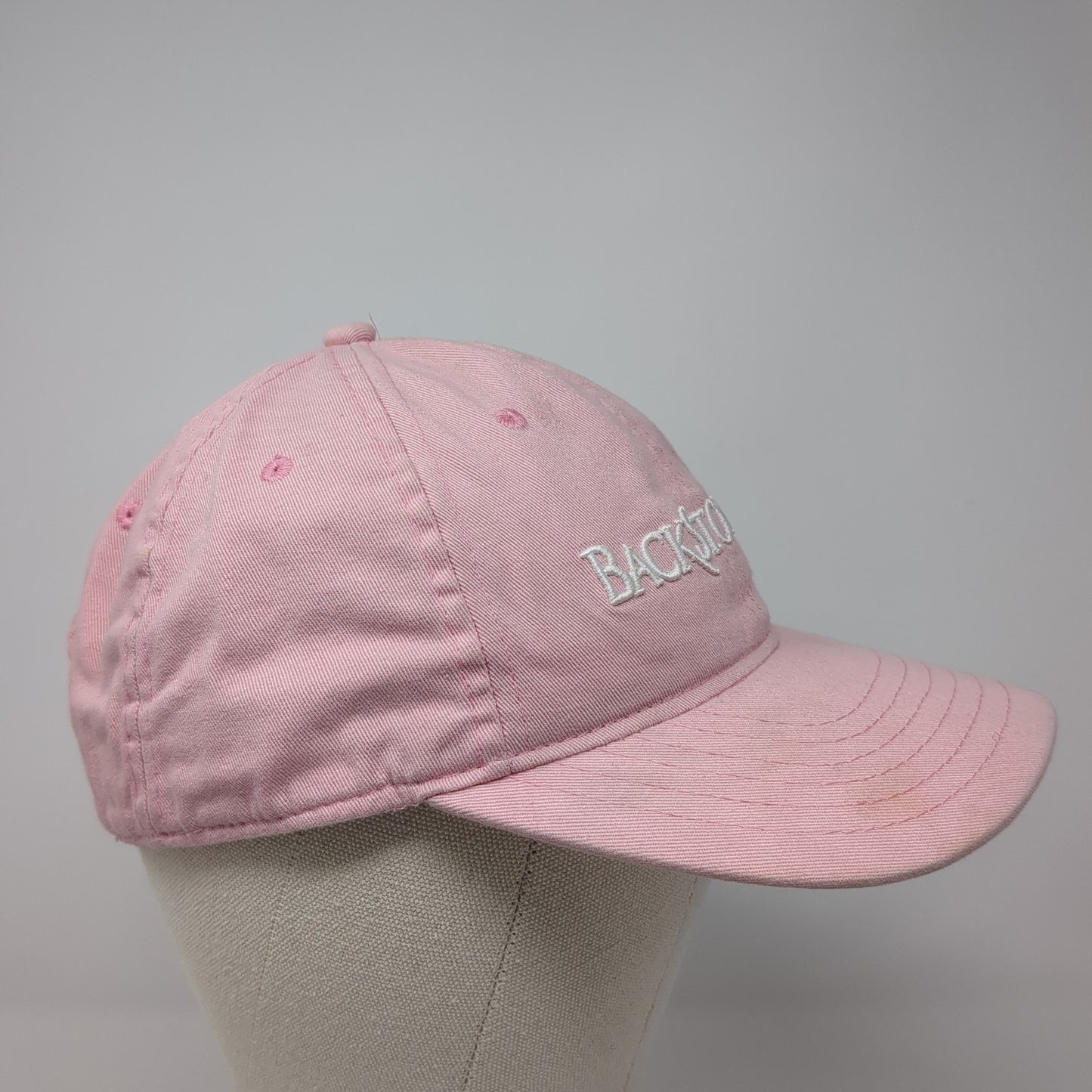 Backstoppers Since 1959 Strapback Hat Pink One Size Adjustable Fahrenheit