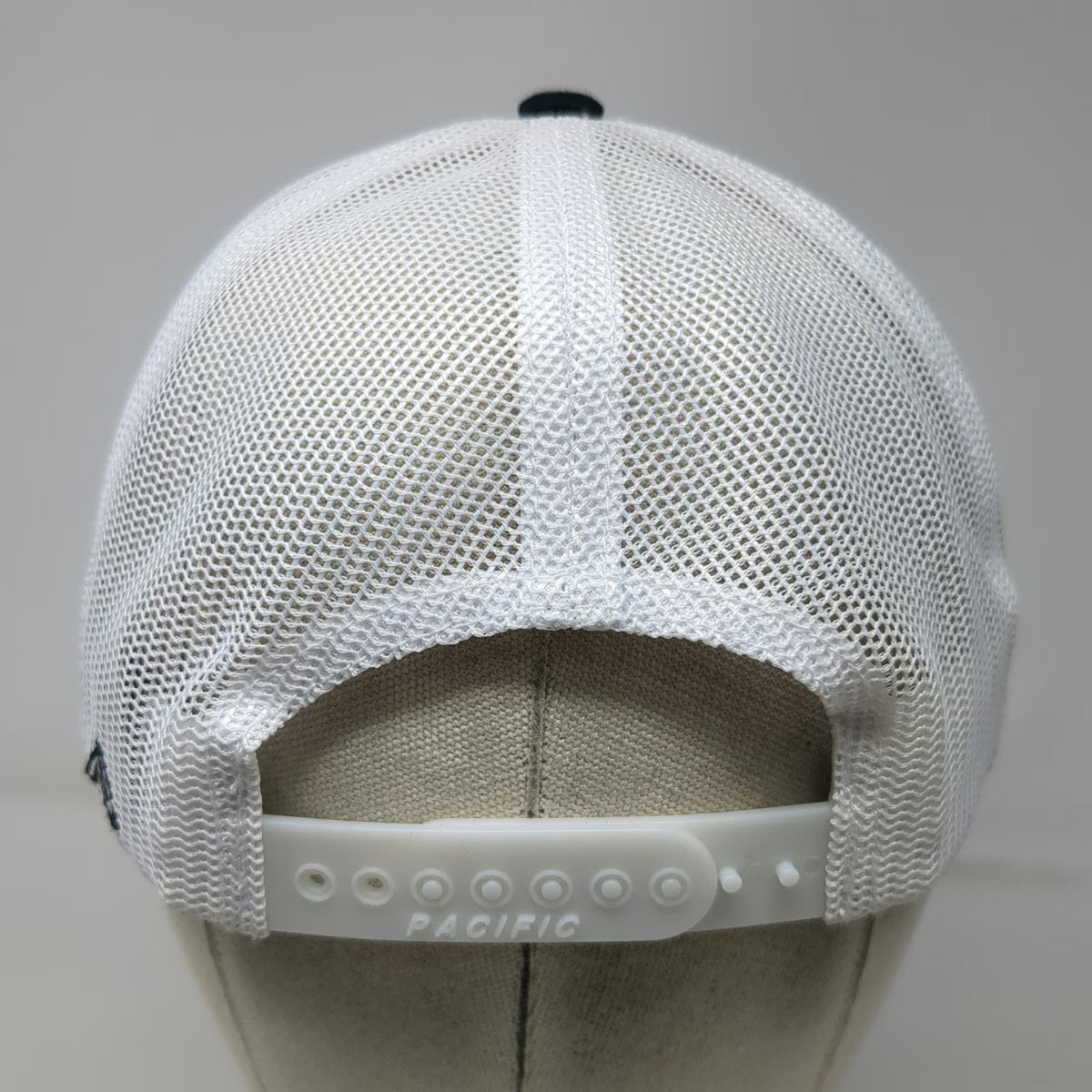 Pacific Headwear Trucker Hat Black One Size Cole Industrial Mesh Snapback Logo