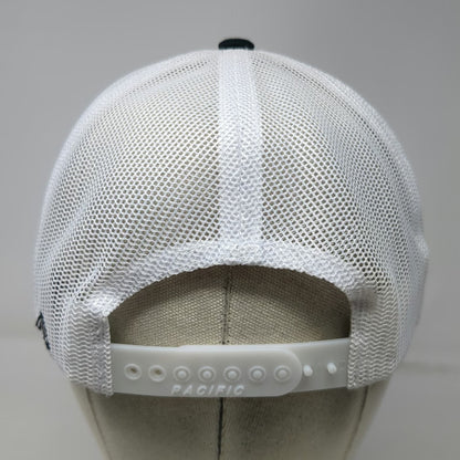 Pacific Headwear Trucker Hat Black One Size Cole Industrial Mesh Snapback Logo