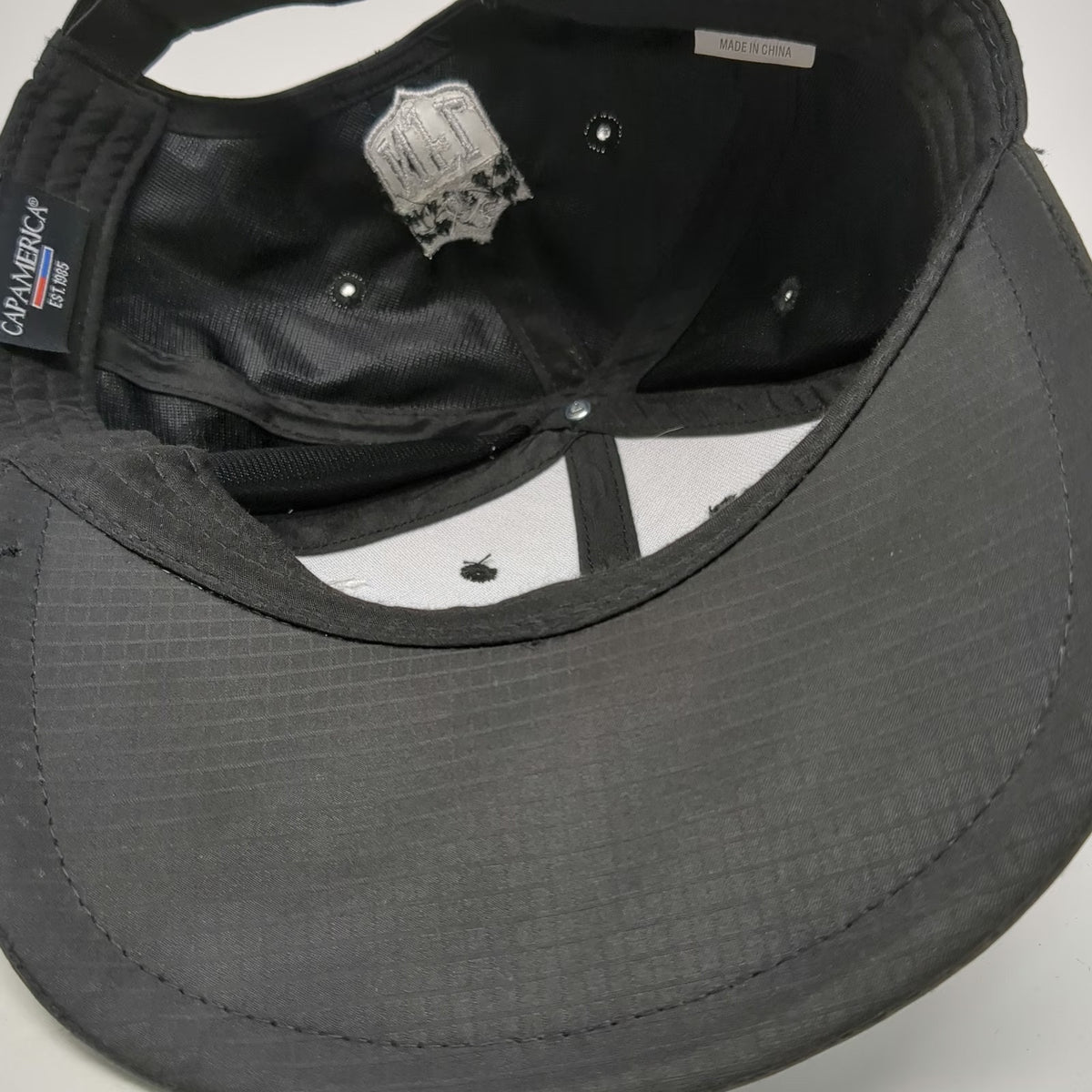 Cap America Baseball Cap Black One Size NFL Friday Night Flag Champions Hat