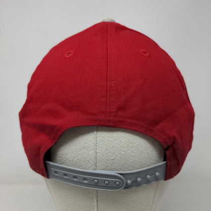 New Era Men's Snapback Hat Red OSFM Embroidered Ohio State Buckeyes Logo