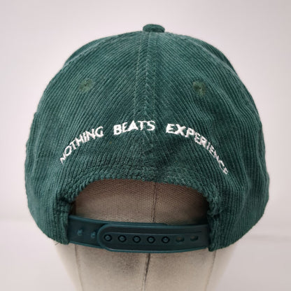 Lumbermens Building Centers Trucker Green One Size Corduroy Snapback Hat Work