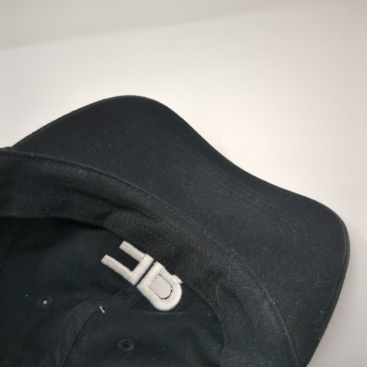 ER Slideback Hat Black One Size Adjustable Embroidered The Classics Yupoong