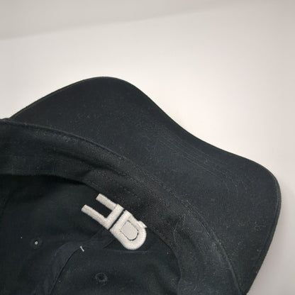 ER Slideback Hat Black One Size Adjustable Embroidered The Classics Yupoong