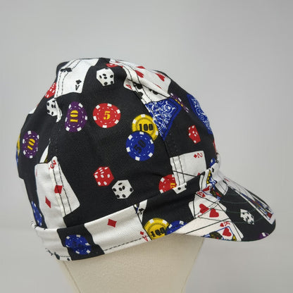 Kromer Baseball Cap Black Casino Poker Chips Playing Cards Dice Gambling Hat 7