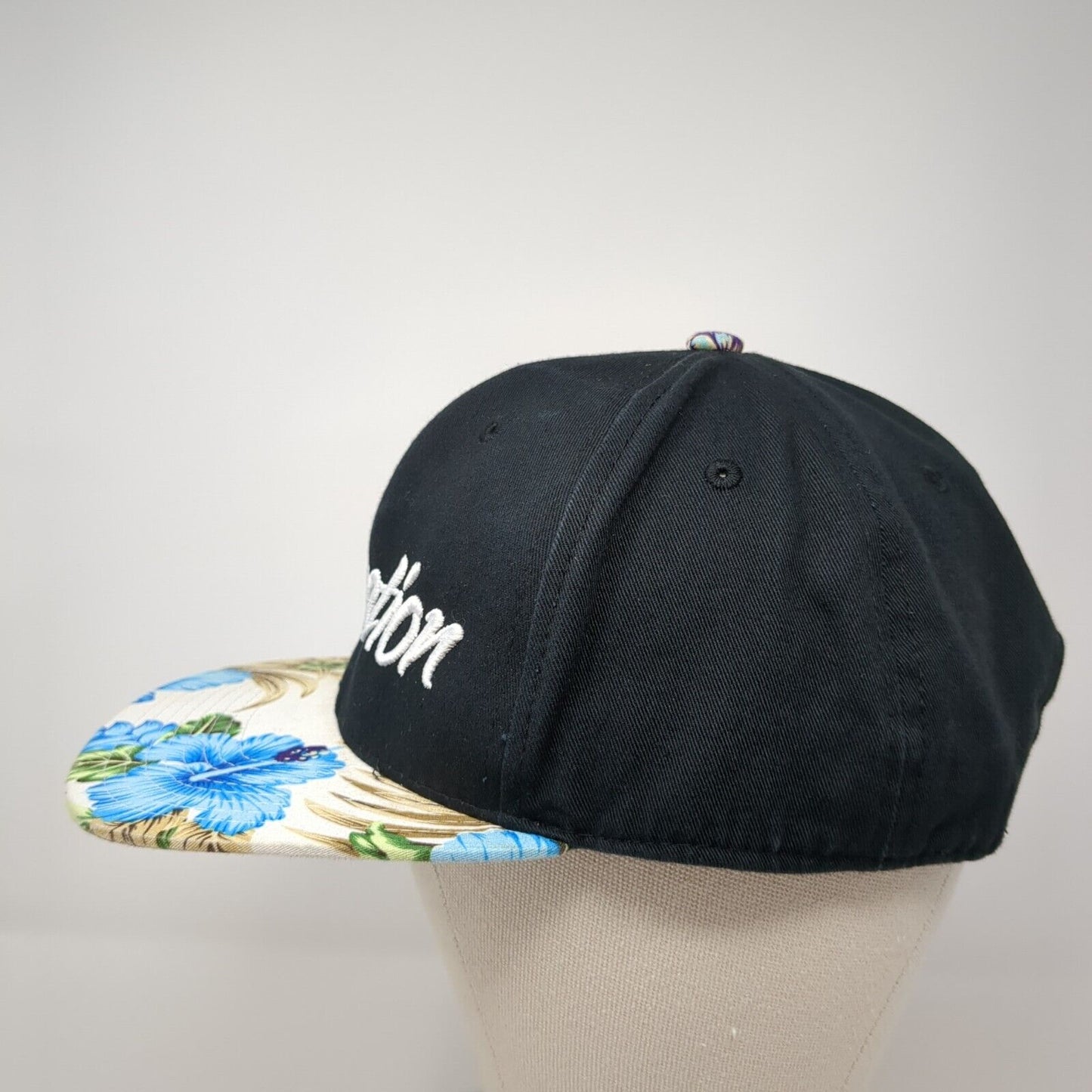 Elevation Snapback Hat Multicolor One Size Adjustable Embroidered Floral BK