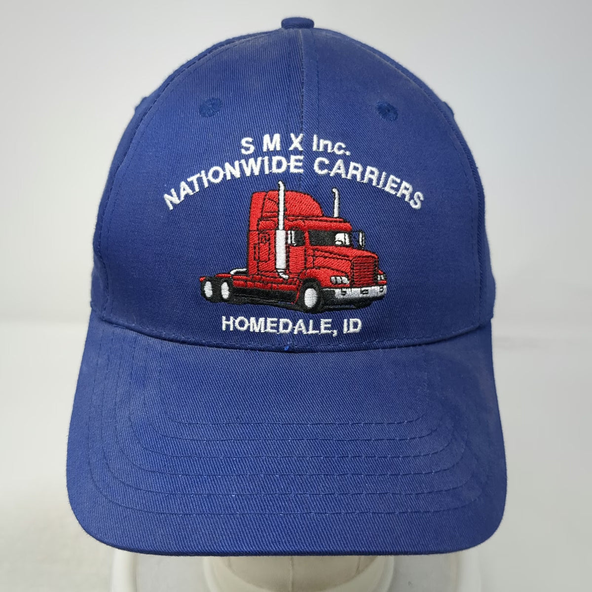 K-Products Snapback Blue Hat One Size SMX Inc Nationwide Carriers Semi Truck ID