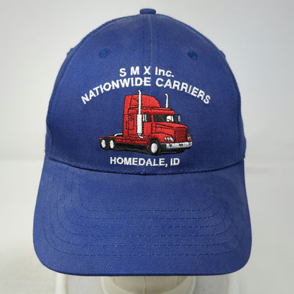 K-Products Snapback Blue Hat One Size SMX Inc Nationwide Carriers Semi Truck ID
