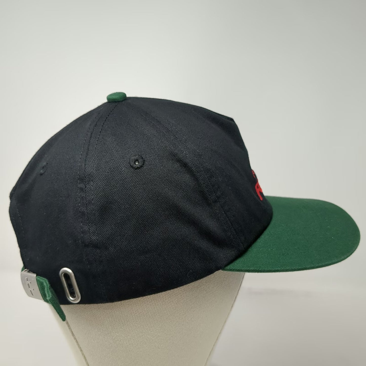 Former Baseball Cap Black Green One Size Graphic Embroidered Slideback Hat