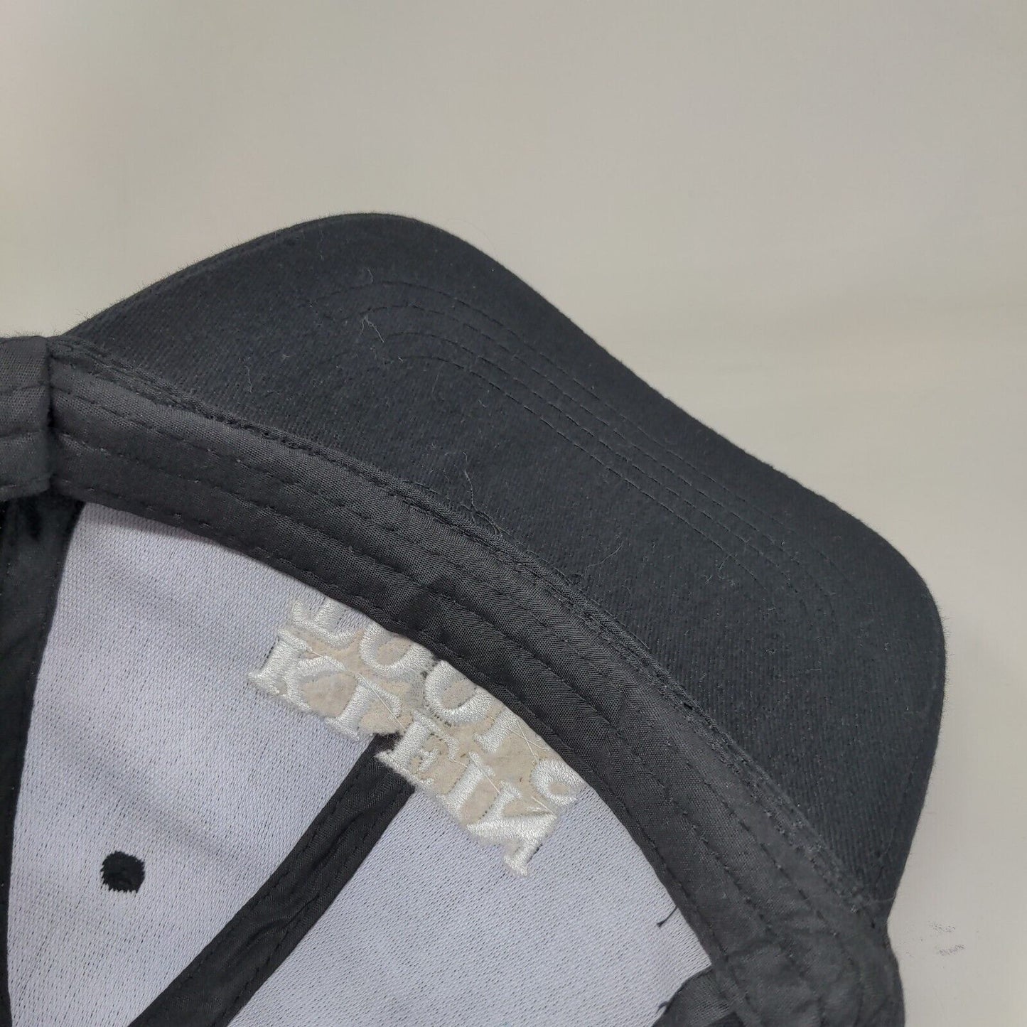 Klein Tools Lowe's Pro Strapback Hat Black OS Adjustable Embroidered 6 Panel
