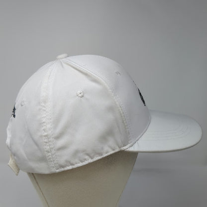 Patron Tequila Baseball Cap White One Size Bee Logo Embroidered Strapback Hat