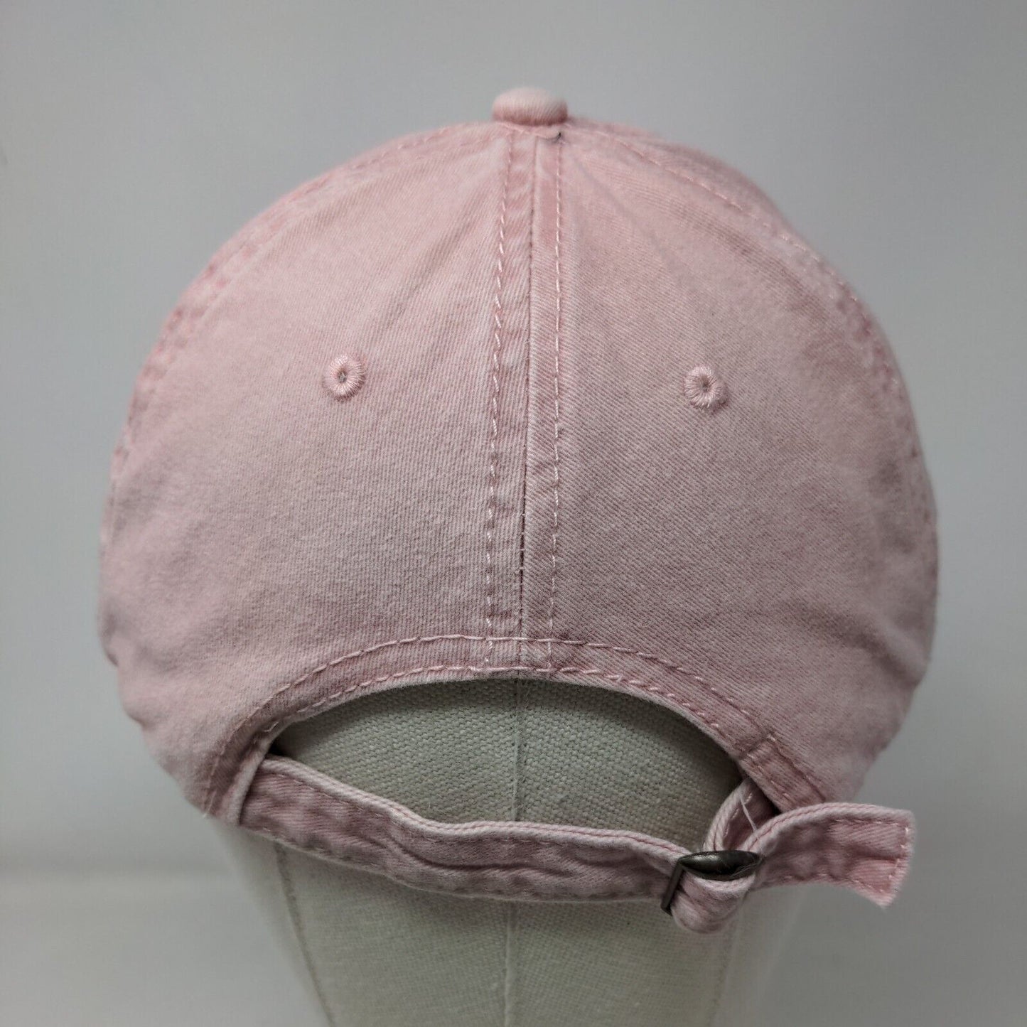 Unbranded Slideback Hat Solid Pink OSFM Adjustable 6 Panel Blank