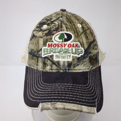 Mossy Oak Breakup Infinity Strapback Trucker Hat Camo OSFA Mesh Back
