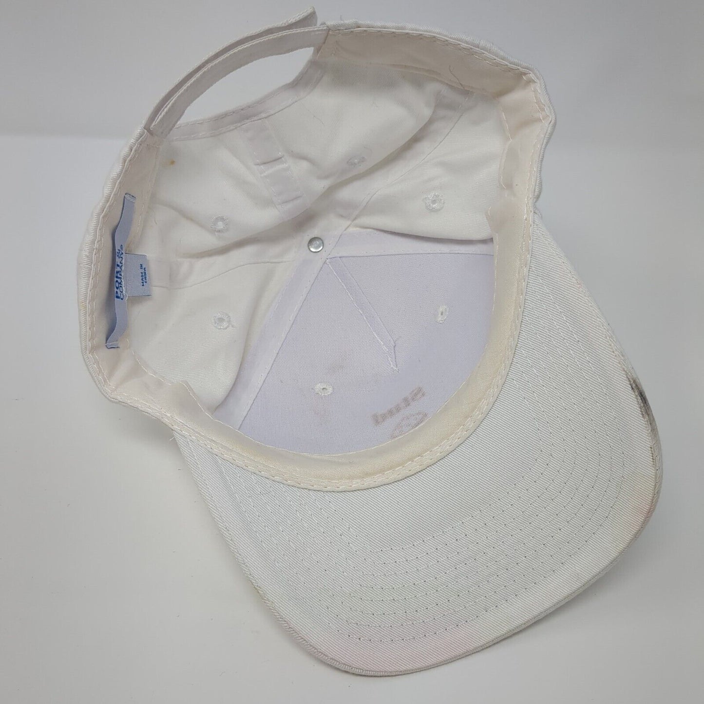 Stud Muffin Strapback Hat White OSFA Adjustable Solid Port & Company