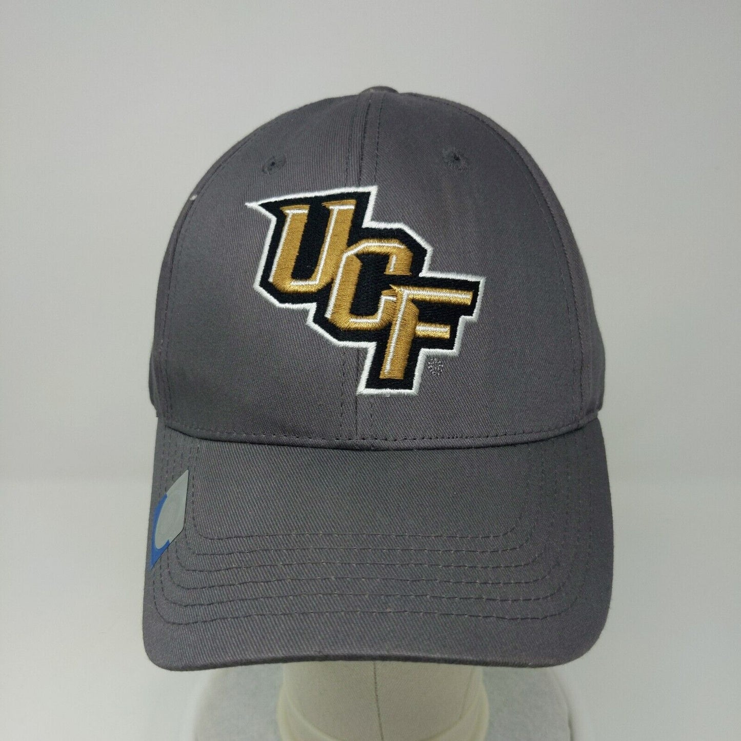 UCF Knights Strapback Hat Gray OSFA Embroidered Logo NCAA Adjustable