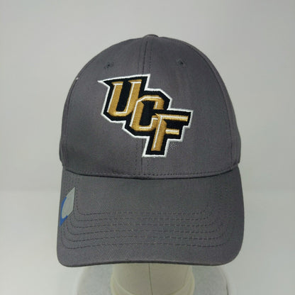 UCF Knights Strapback Hat Gray OSFA Embroidered Logo NCAA Adjustable