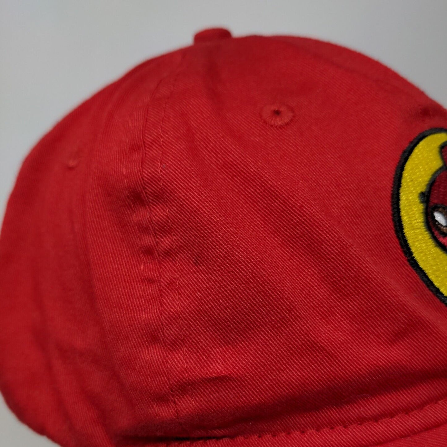 Buc-ees Slideback Hat Red OSFM Adjustable Embroidered 6 Panel Cotton