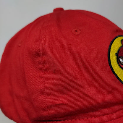 Buc-ees Slideback Hat Red OSFM Adjustable Embroidered 6 Panel Cotton