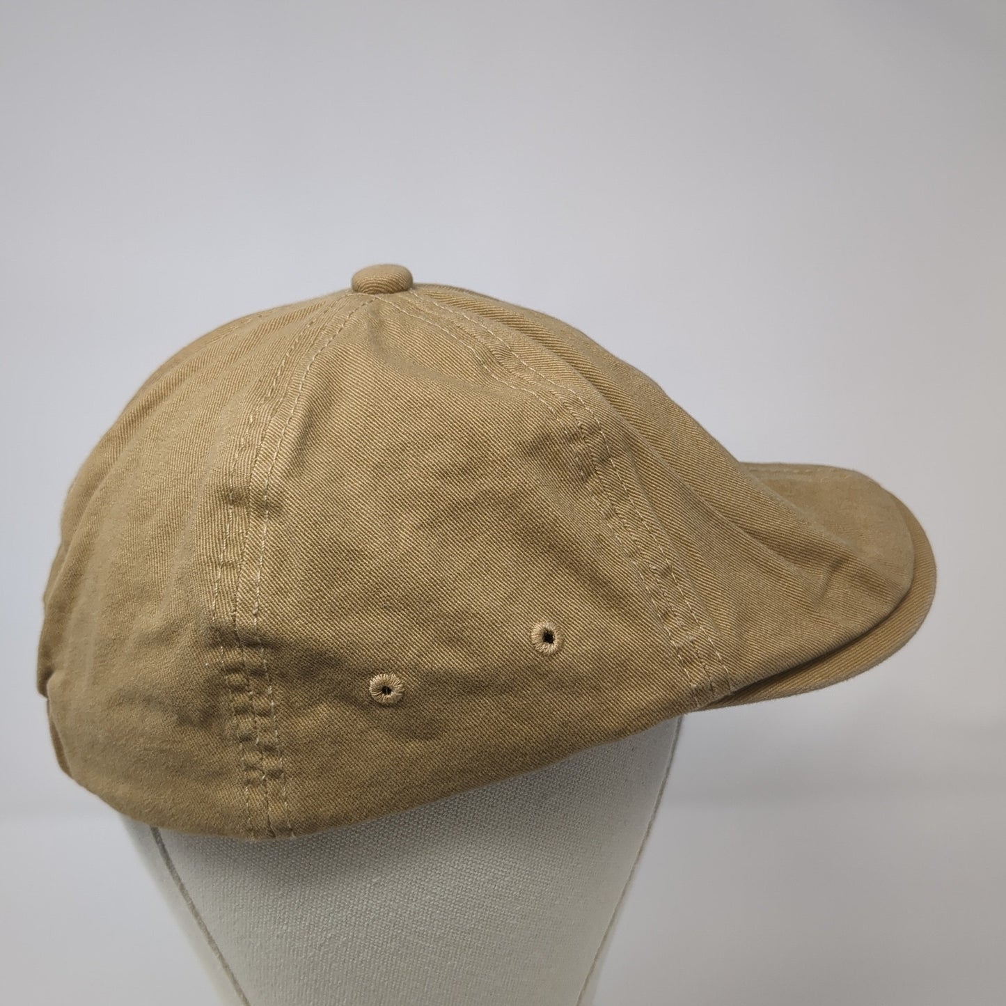 Voboom Newsboy Cap Brown One Size Stretch Lightweight Vented Holes Blank