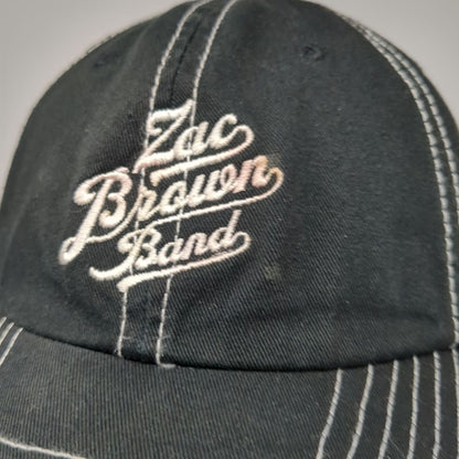 Hit Wear Zac Brown Band Baseball Cap Black White One Size Contrast Stitching hat