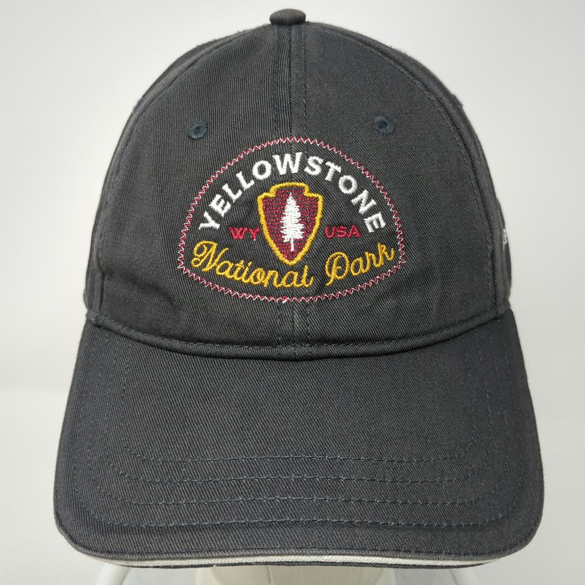 Camp David Yellowstone National Park Gray Baseball Cap One Size Strapback WY