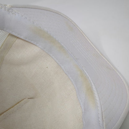 Hanes 5 Panel White Red Green One Size Snapback Mesh Hat Dovex Commodities Corp