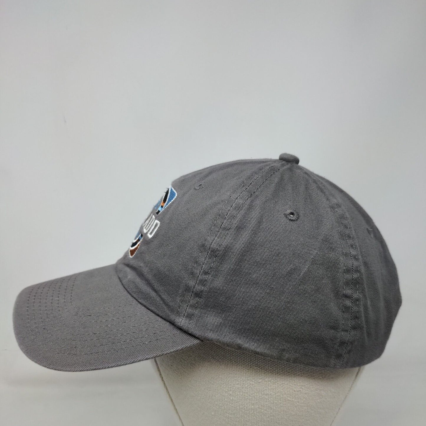 Colorado USA Slideback Hat Gray OSFM Embroidered 6 Panel Fahrenheit