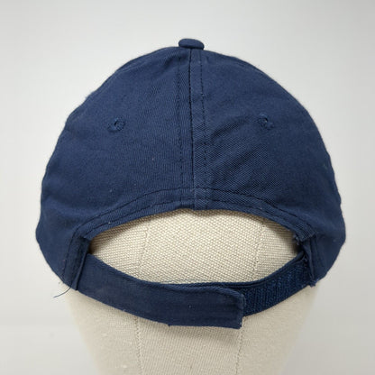 i9 Sports Strapback Hat Blue One Size Adjustable Embroidered 6 Panel