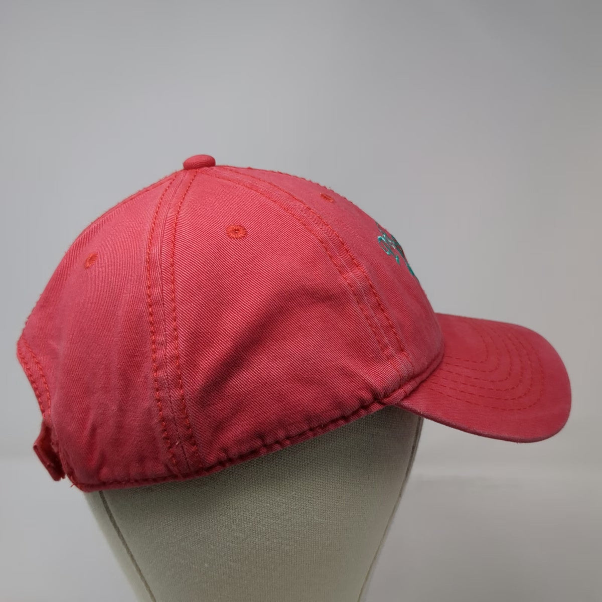 Jacobson Hat Red Baseball Cap OSFM Deep Creek Lake 1925 Embroidered Strapback