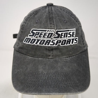 Port Authority Baseball Cap Gray One Size Speed Sense Motorsports Washed Hat