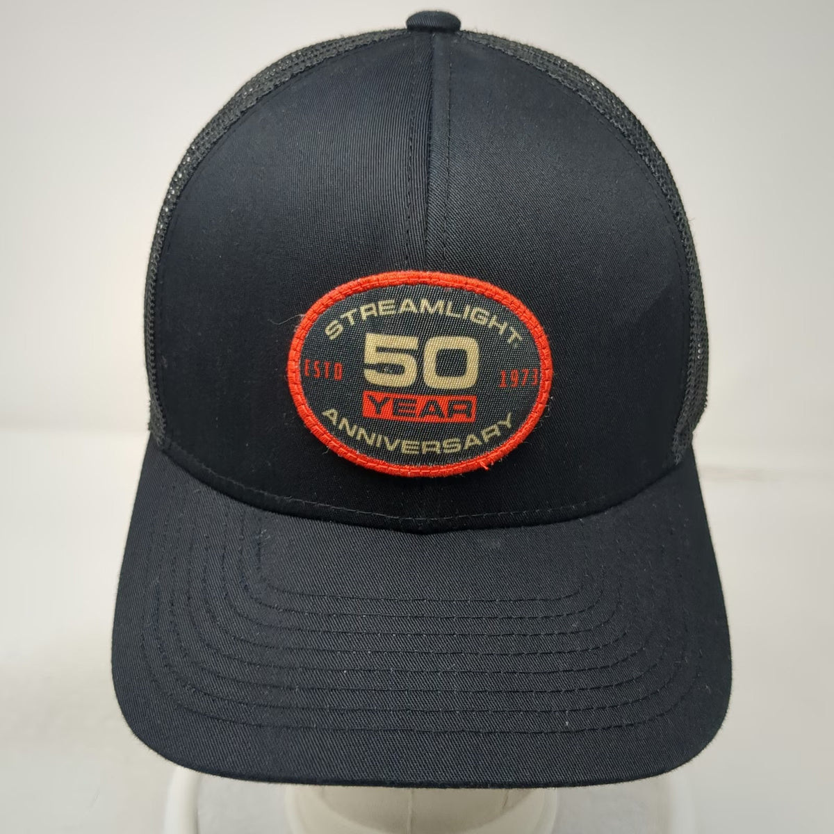 Sportex Trucker Hat Black One Size Streamlight 50 Year Anniversary Mesh Snapback