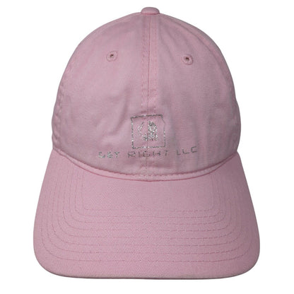 Get Right LLC Slideback Hat Pink One Size Adjustable Vented Holes 6 Panel Cotton