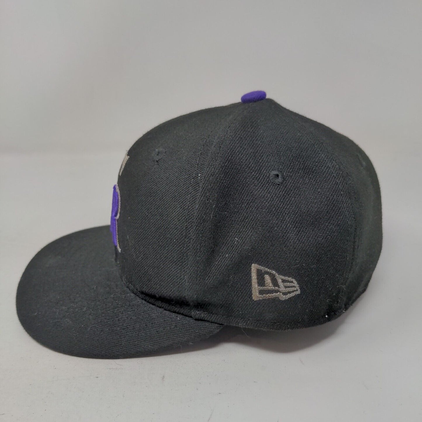 Colorado Rockies Fitted Hat Black Size 6 1/2 Embroidered Logo MLB 59Fifty