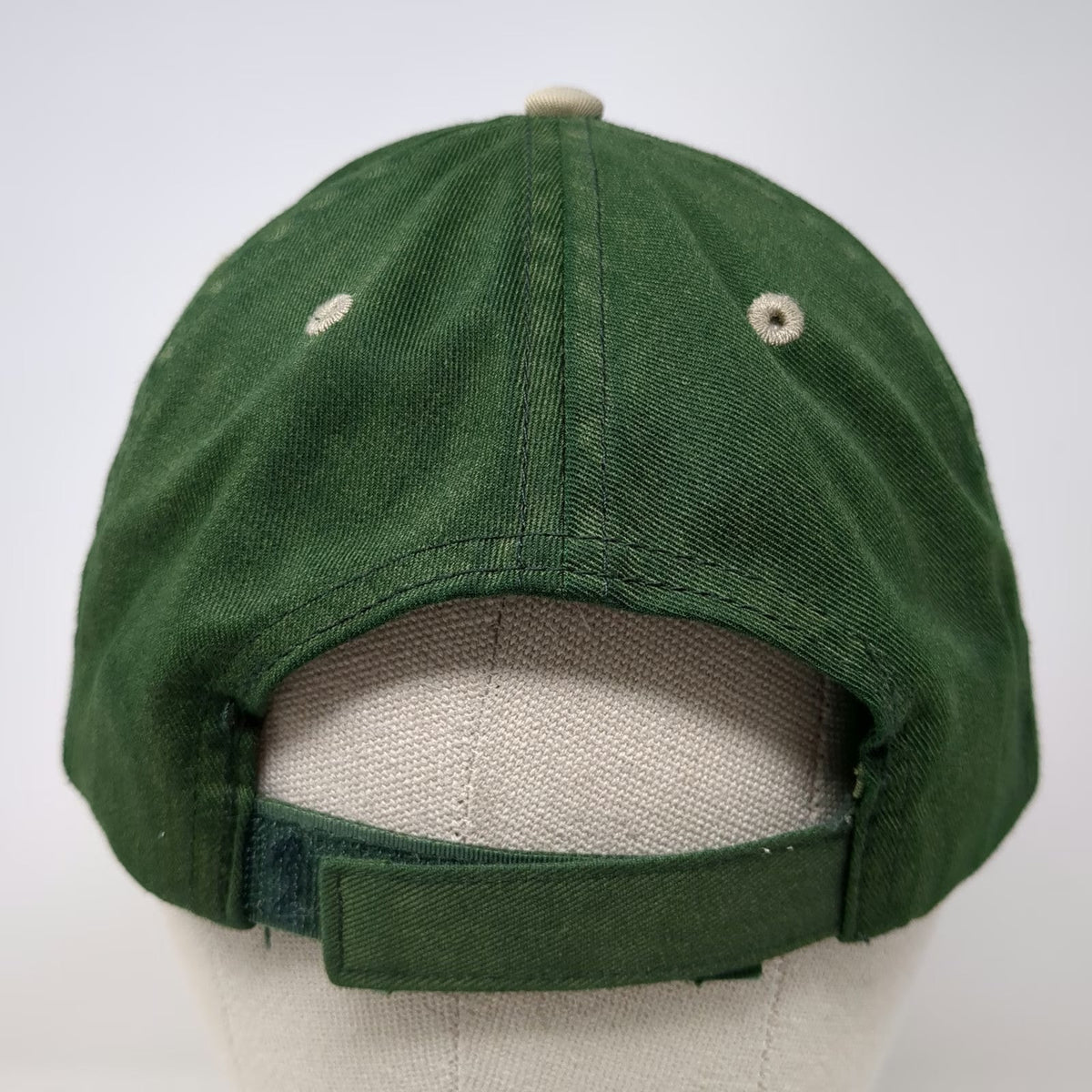 OTTO Green Beige One Size Baseball Cap Hat Scotty's Bar Kalispell MT Strapback