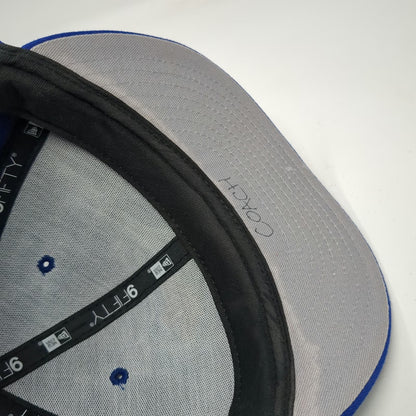 Toronto Blue Jays MLB New Era Snapback Hat Blue OSFM Flat Brim Gray Undervisor