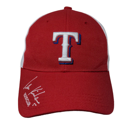 Texas Rangers Progressive 30/30 Club Strapback Hat Red OSFM Embroidered