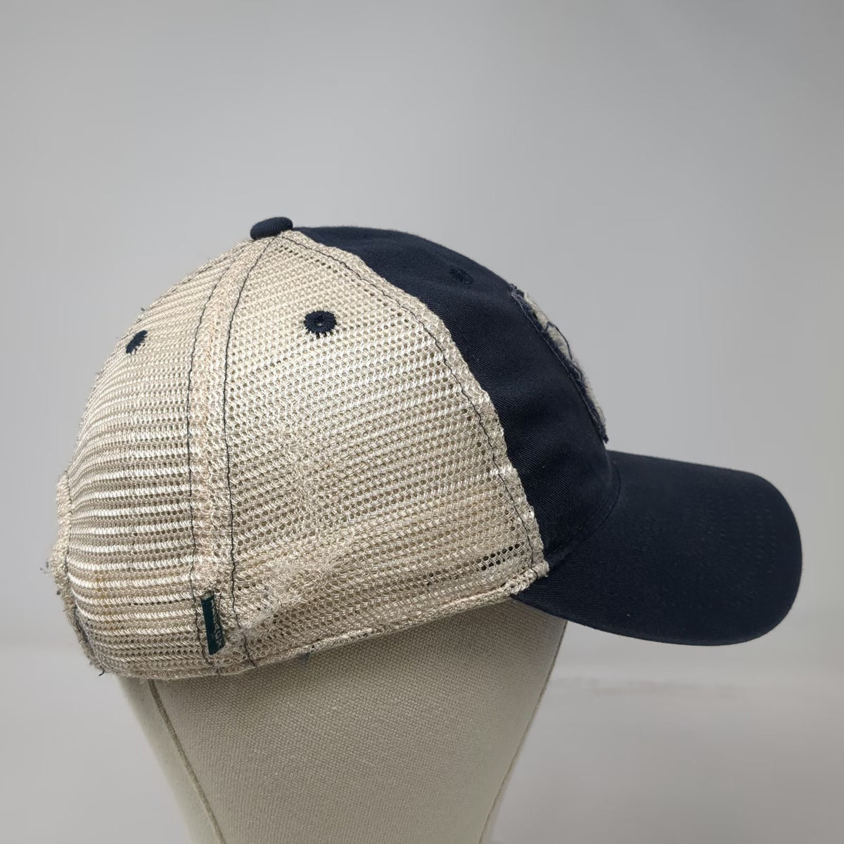 Legacy Chowdaheadz Blue Trucker Hat One Size Fenway Park Red Triangle Snapback