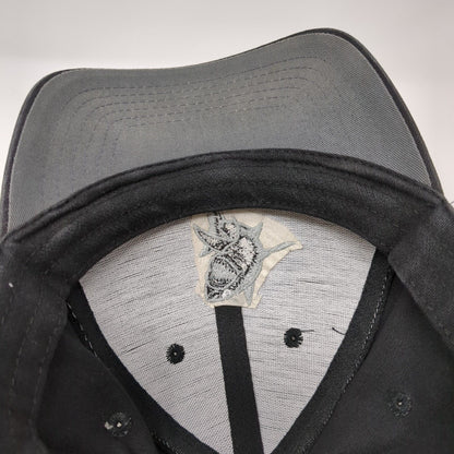 Shark 36 Chum Fitted Hat Black L/XL Embroidered Ferst Fit Solid 6 Panel