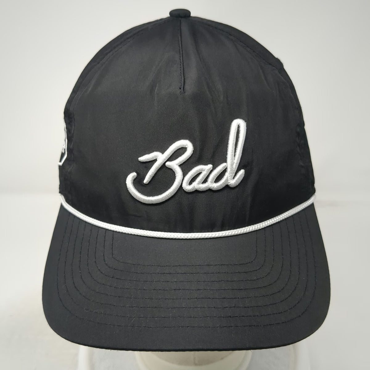 Bad Birdie 5 Panel Black One Size Hat Rope Snapback Bellair Golf Park Polyester