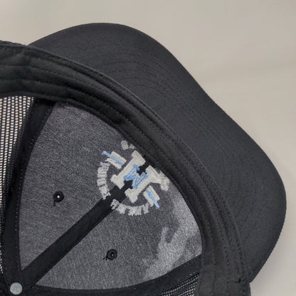Mount Helena Gymnastics Snapback Trucker Hat Black OS Adjustable Richardson