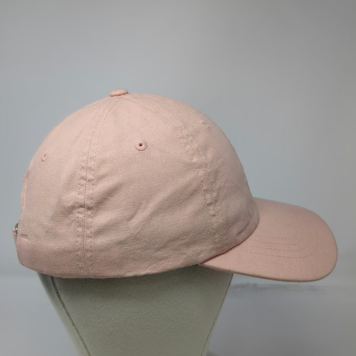 The North Face Baseball Cap Pink One Size Adjustable Embroidered Logo Cotton Hat